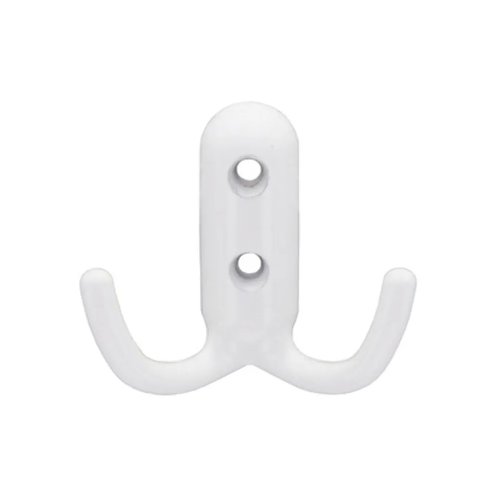 APPENDIABITI A 2 GANCI 45X45 MM BIANCO LUCIDO (30 APPENDIABITI A 2 GANCI 45X45 MM BIANCO LUCIDO (30