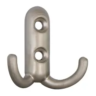 APPENDIABITI A 2 GANCI 45X45 MM NICHEL OPACO (25