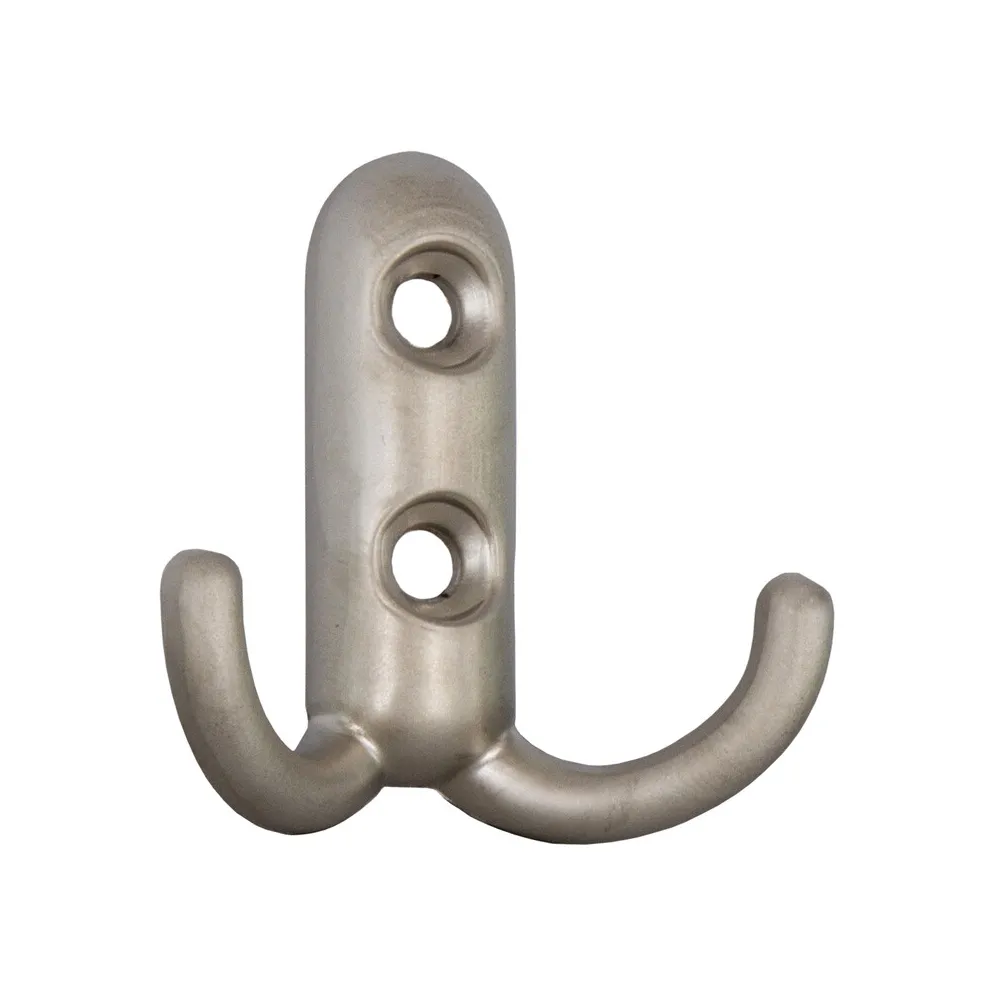 APPENDIABITI A 2 GANCI 45X45 MM NICHEL OPACO (25