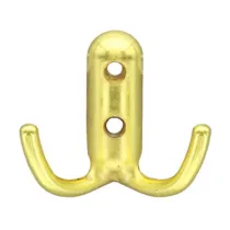 APPENDIABITI A 2 GANCI 45X45 MM ORO LUCIDO (25