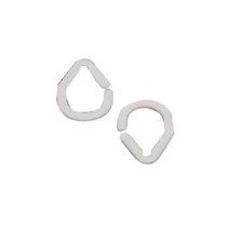 ANELLI P/TENDA DOCCIA BIANCO 16 PZ (18
