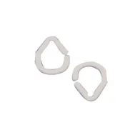 ANELLI P/TENDA DOCCIA BIANCO 16 PZ (18