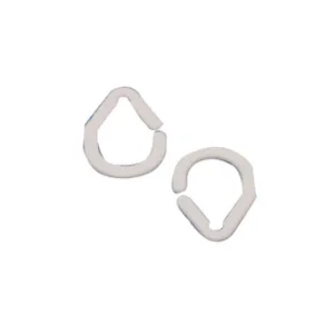 ANELLI P/TENDA DOCCIA BIANCO 16 PZ (18