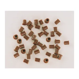 COPRIFORO PLASTICA MARRONE D 6 MM* (1000