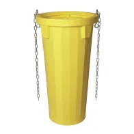 SCARICA DETRITI D 59XH106CM C/CATENE GIALLO