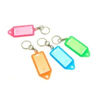 PORTAETICHETTA IN PLASTICA C/FINESTRA 65X30 MM (150