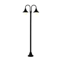 LAMPIONE PARIGI 2 BRACCI NERO