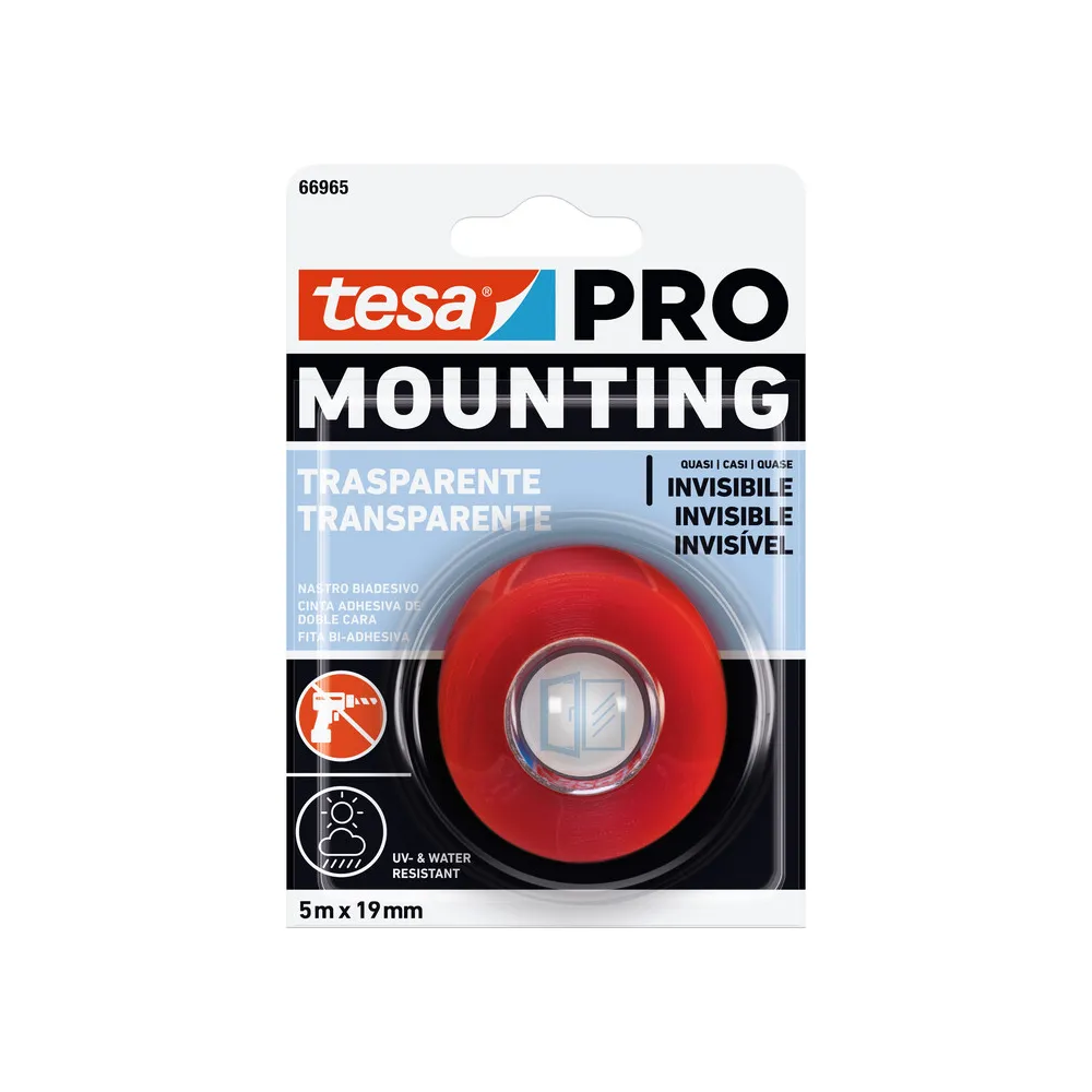 NASTRO BIADESIVO TESA MOUNTING PRO TRASP 19MMX5M (12 NASTRO BIADESIVO TESA MOUNTING PRO TRASP 19MMX5M (12