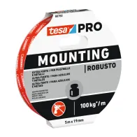 NASTRO BIADESIVO TESA MOUNTING PRO STRONG 19MMX5M (10