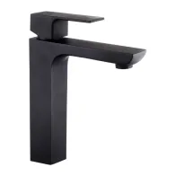 SERIE ELEGANT GRUPPO LAVABO MISCELATORE NERO OPACO