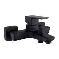 SERIE ELEGANT GRUPPO VASCA MISCELATORE NERO OPACO