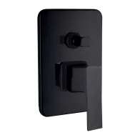 SERIE ELEGANT MISCELATORE INCASSO DOCCIA C/DEVIAT. NERO