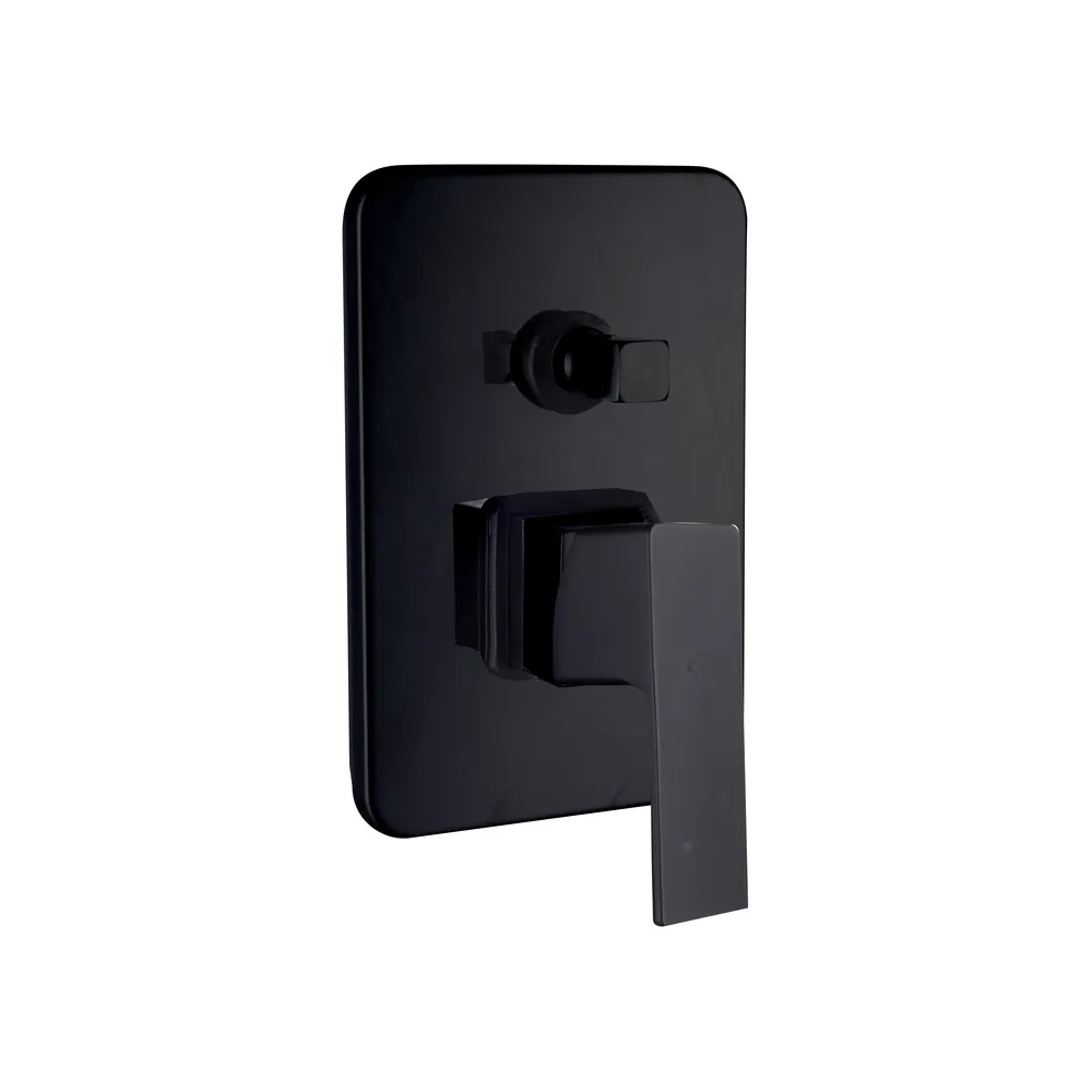 SERIE ELEGANT MISCELATORE INCASSO DOCCIA C/DEVIAT. NERO