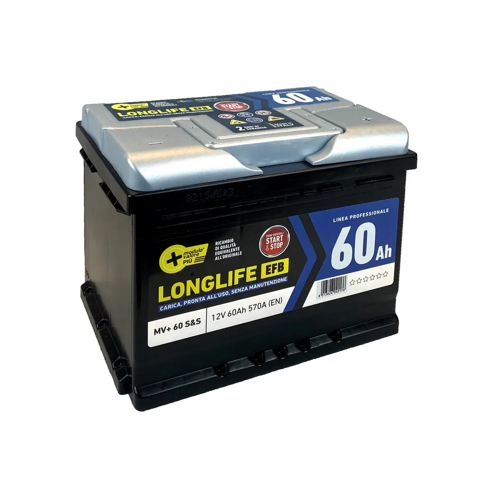 BATTERIA AUTO MV STARTSTOP 60AH 570A TECNOL EFB