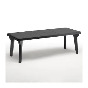 TAVOLO BERGEN 160/220X90XH74CM ANTRACITE