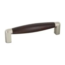 MANIGLIA FAGGIO 4090 139X28 MM NOCE NICHEL SAT (A) (25