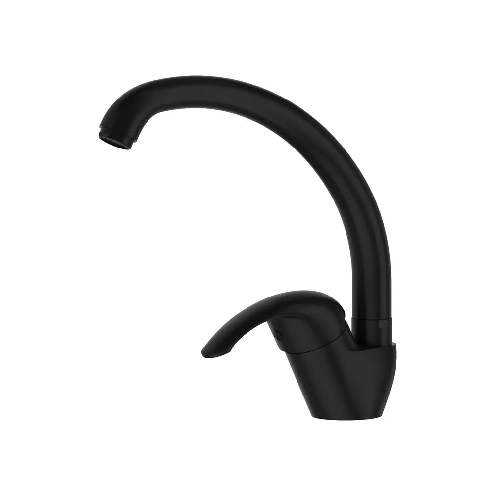 SERIE EURO MISC. LAVELLO CANNA ALTA NERO OPACO SERIE EURO MISC. LAVELLO CANNA ALTA NERO OPACO