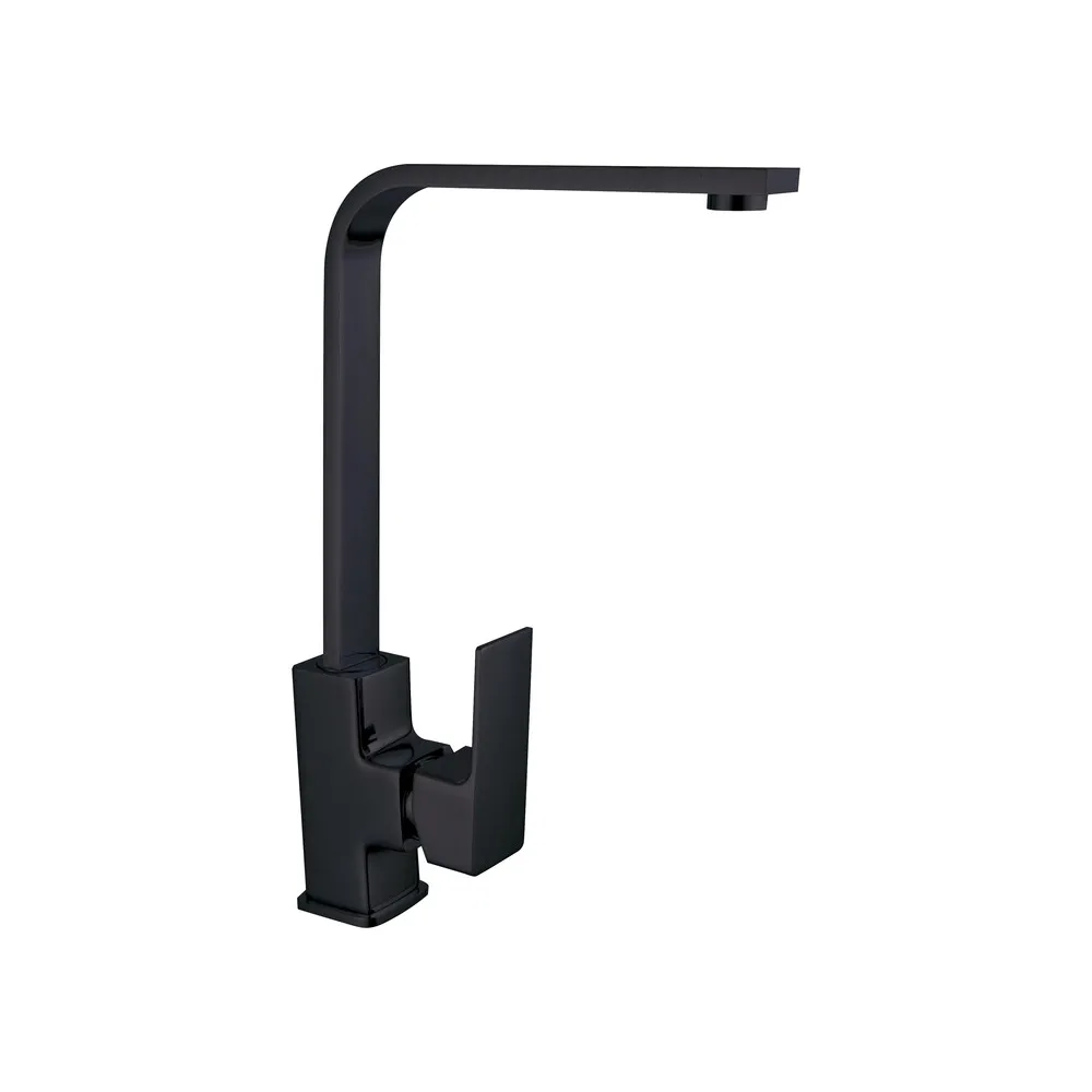SERIE ELEGANT MISCELATORE LAVELLO CANNA ALTA NERO OPACO SERIE ELEGANT MISCELATORE LAVELLO CANNA ALTA NERO OPACO