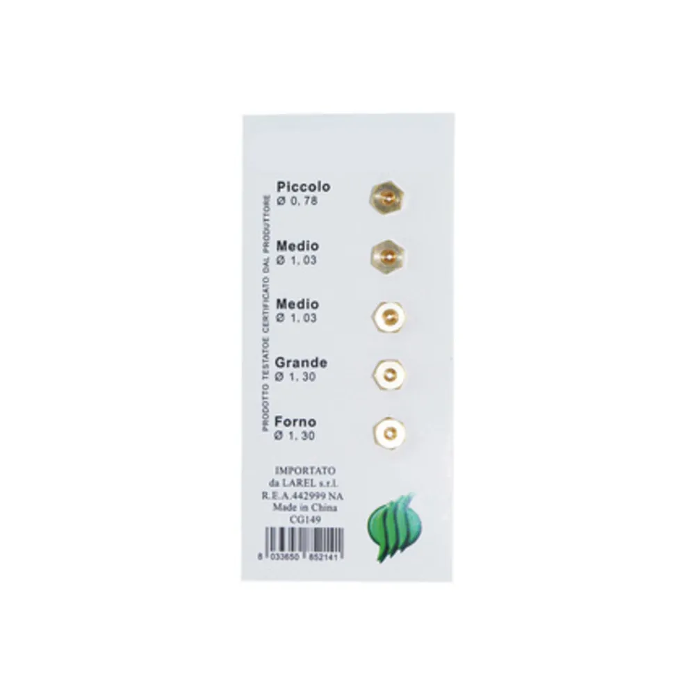SET 5 UGELLI FORNELLO CUCINA A GAS GPL (5 SET 5 UGELLI FORNELLO CUCINA A GAS GPL (5