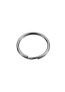 Keyring rings Ø 22 mm. in nickel-plated steel 10 pcs.