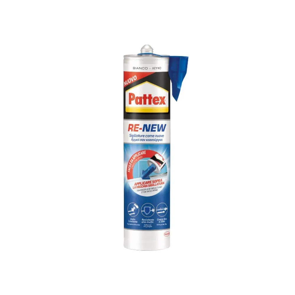 PATTEX BAGNO SANO RE-NEW BIANCO CARTUCCIA 280 ML. (12