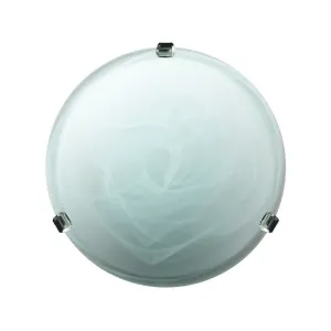 PLAFONIERA DUNA ALABASTRO BIANCO D 30 CM (5