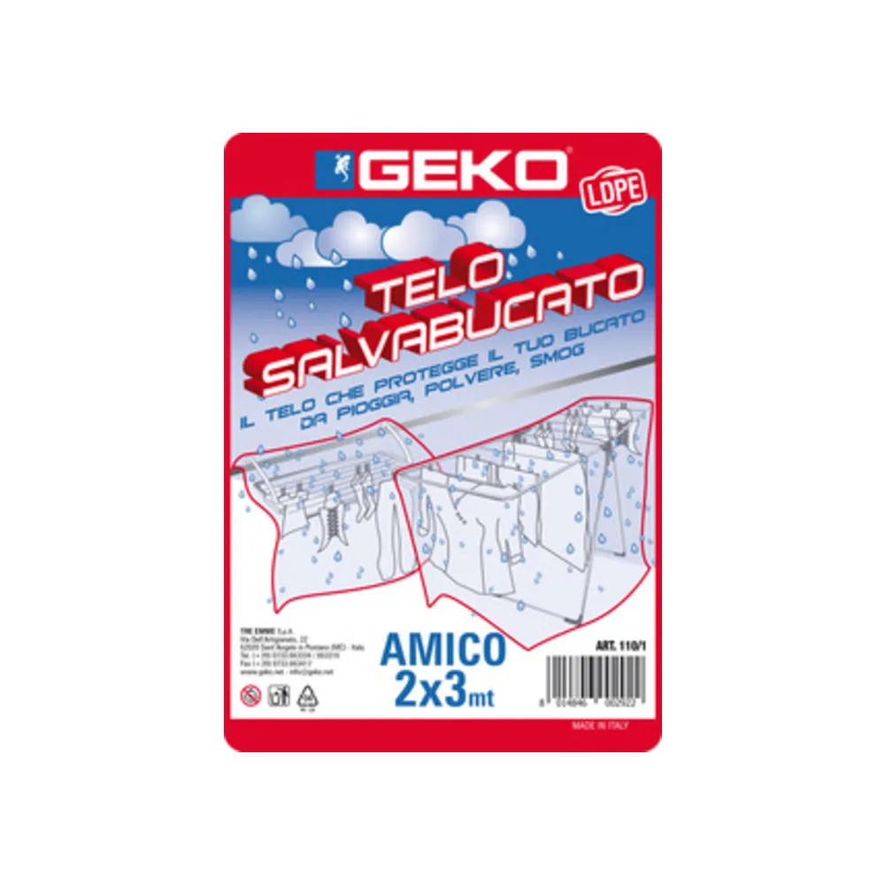 TELONE ANTI PIOGGIA POLIETILENE AMICO 200X300 CM* (28 TELONE ANTI PIOGGIA POLIETILENE AMICO 200X300 CM* (28