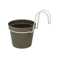 CONF. 5 VASETTI D 12 CM C/AGGANCI TORTORA