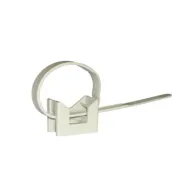 FASCETTA NYLON C/BASE P/TUBI D 16-32 MM  100 PZ