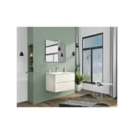 MOBILE BAGNO NEW SPLASH  80 SOSP. ROVERE BIANCO