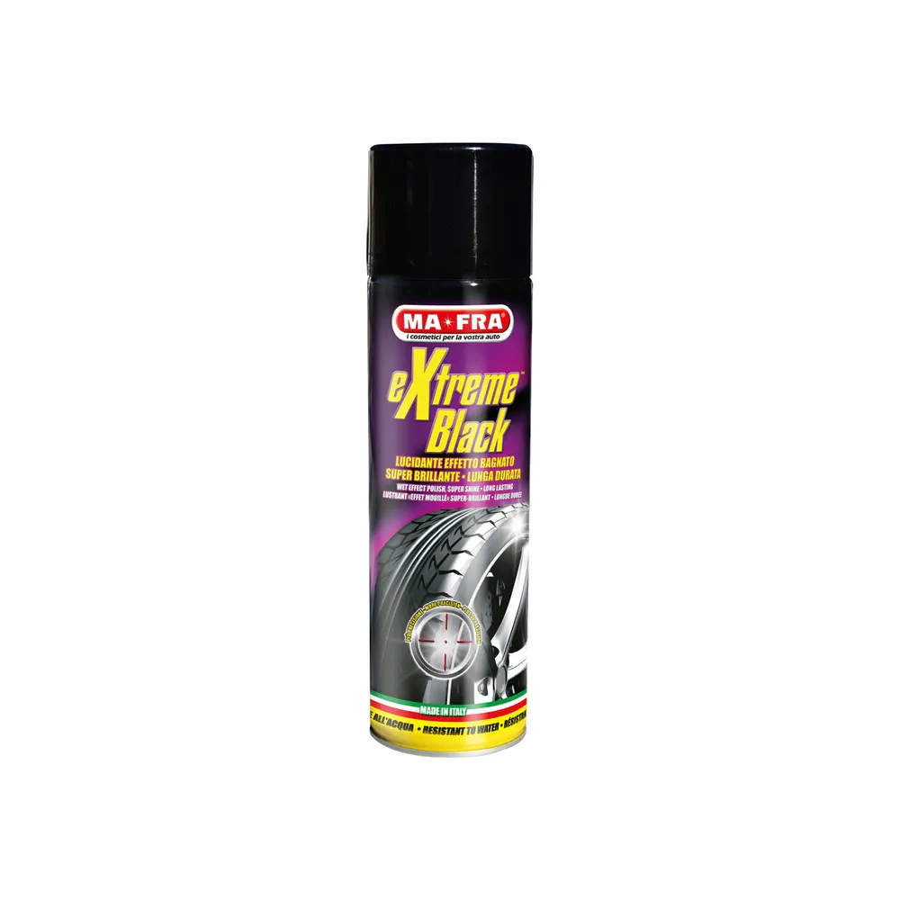 MAFRA LUCIDA GOMME EXTREME BLACK SPRAY 500 ML (6 MAFRA LUCIDA GOMME EXTREME BLACK SPRAY 500 ML (6