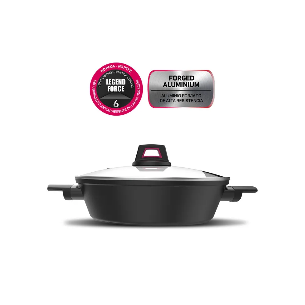 CASSERUOLA TAURUS KCK4028L D 28 CM C/COPERCHIO