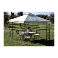 C GAZEBO ACCIAIO DECOR 300X300CM ECRU ALGERI