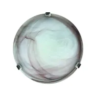 PLAFONIERA DUNA ALABASTRO TABACCO D 30 CM (5