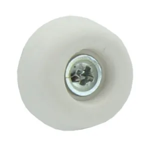 SOTTOSEDIA A CONO C/VITE BIANCO 30 MM CONF 8 PZ* (20