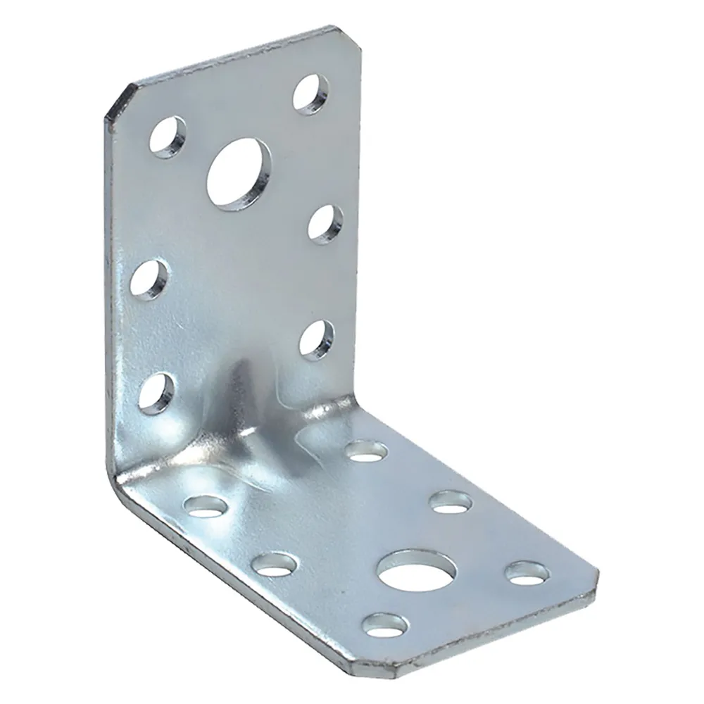 GIUNZIONE AD ANGOLO CON NERVATURA mm 85 x 85 x 65 - sp.2 GIUNZIONE AD ANGOLO CON NERVATURA mm 85 x 85 x 65 - sp.2