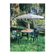 C OMBRELLONE DECENT ACCIAIO D 300CM ECR NEVIS/FLYN