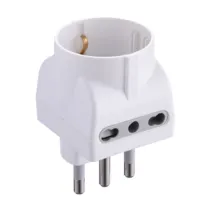 ADATTATORE TRIPLO 16A 2PR BIP E SCHUKO BIA FIG.11 (25