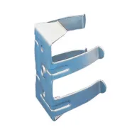 GANCIO ACCIAIO ZINCATO P/ZOCCOLO LEGNO* (50