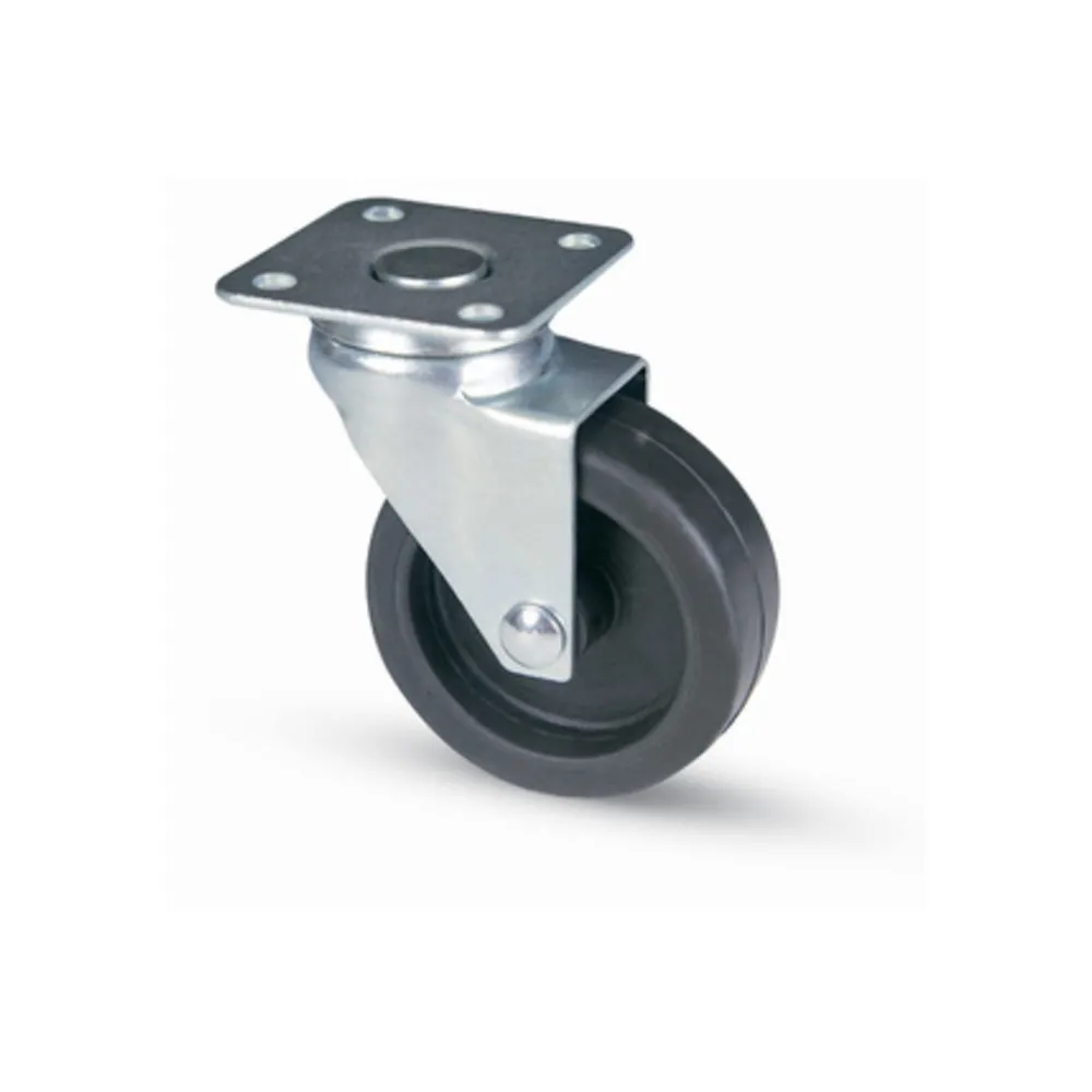 RUOTA MOBILE D 40 MM GOMMA 220 C/PIASTRA* (20 RUOTA MOBILE D 40 MM GOMMA 220 C/PIASTRA* (20