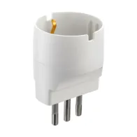 ADATTATORE SCHUKO 16A 2P+T BIANCO FIG.9 (25