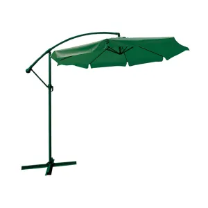 C OMBRELLONE DECENT ACCIAIO D 300CM VERDE NEVIS/FLYN