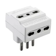 ADATTATORE TRIPLO 16A 3PR BIP BIANCO FIG.10 (25