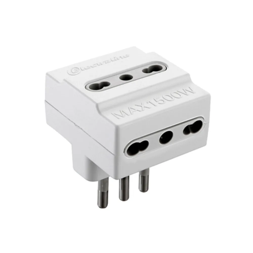 ADATTATORE TRIPLO 16A 3PR BIP BIANCO FIG.10 (25