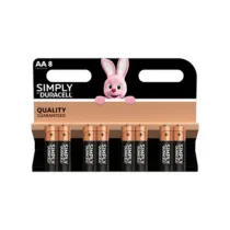 DURACELL SIMPLY ALCALINA STILO 8 PZ MN1500 (12