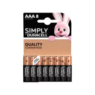 DURACELL SIMPLY ALCALINA MINISTILO 8 PZ MN2400 (10