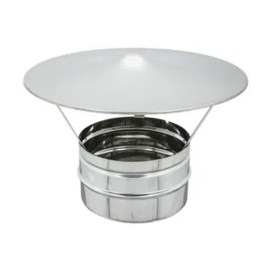 FUMAIOLO FISSO ACCIAIO ZINCATO D 12 CM (4