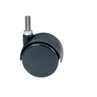 RUOTA NYLON GEMELLARE D 50 MM PERNO 8MAX12 MM* (4