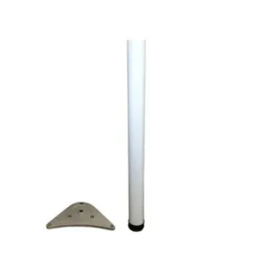PIEDE P/TAVOLO ACCIAIO D 60XH710 MM BIANCO (4