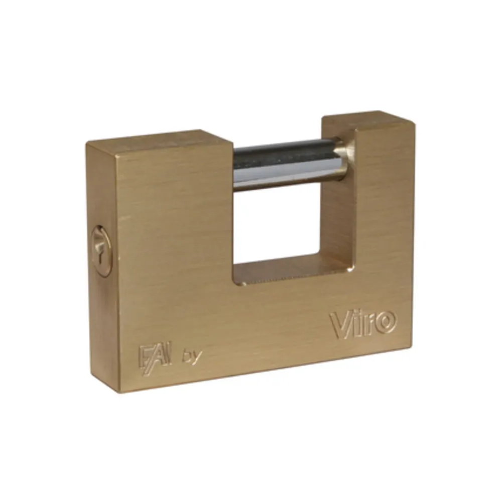 VIRO 507 FAI LUCCHETTO P/SERRANDA 90MM OTTONATO